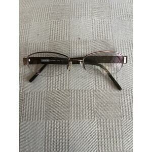 Coach Women's Eyeglasses Suzanna 246 Tan Half Rim Frame 50[]17 135